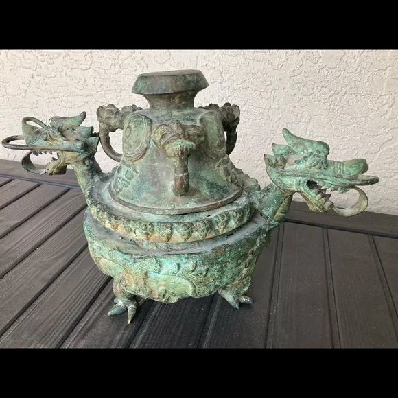 🐉 Bronze Dragon Ding — Guardian of the Storm Not just an artifact — a protector - Picture 3 of 13